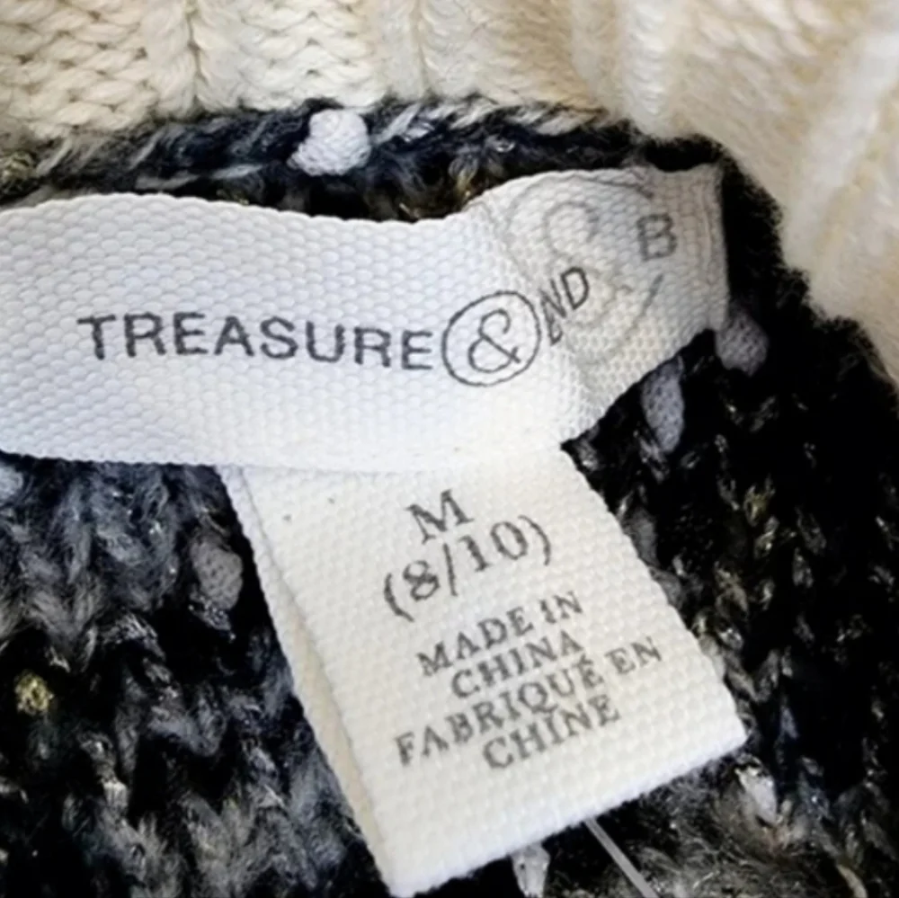 Treasure & Bond Blue Bliss Stripe Long Sleeve Sweater